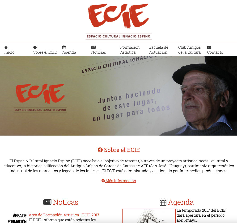 Instituto Cultural Ignacio Espino Website