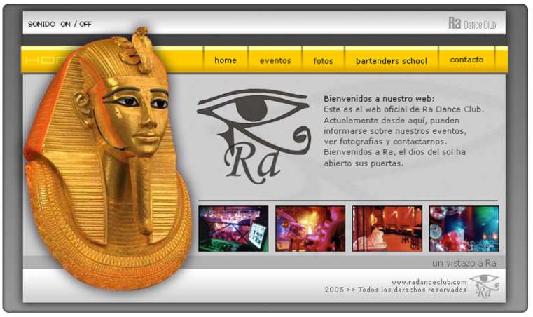 Ra Dance Club V1 Website