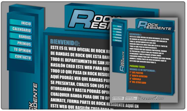 Rock Residente Website